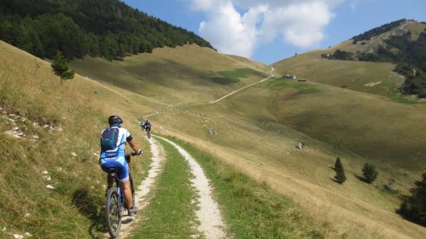 In MTB da Caprino Veronese al Baldo, Percorsi