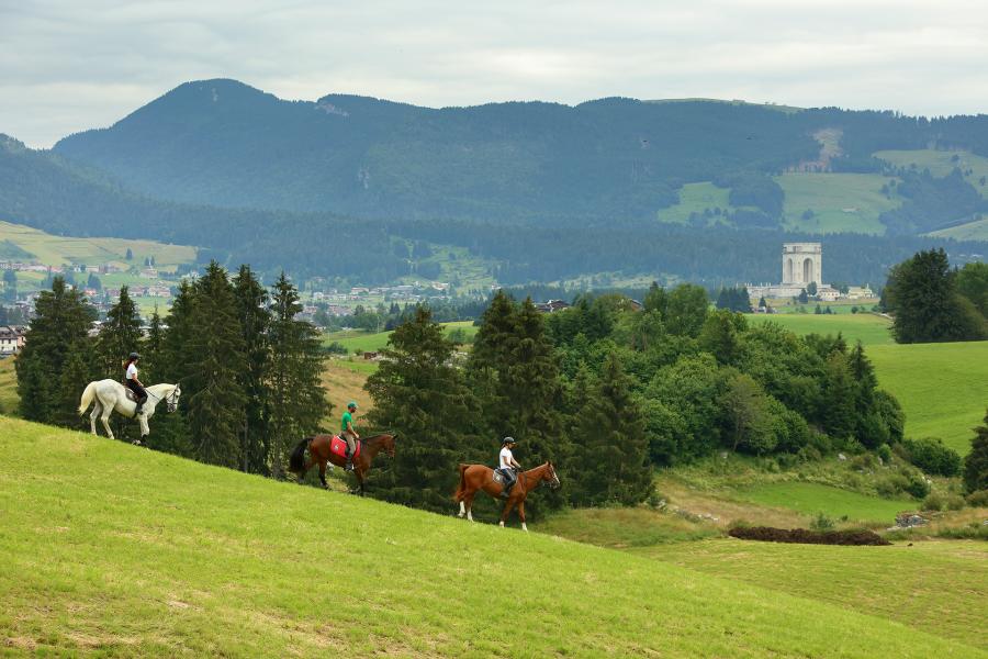 Trekking a cavallo delle malghe